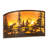 Rustic Lodge Steel Flush Mounted Sconce
