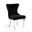 Monroe Diamond Pattern Upholstered Side Chairs With Gold Frame (Set Of 2)-179854862-179854848