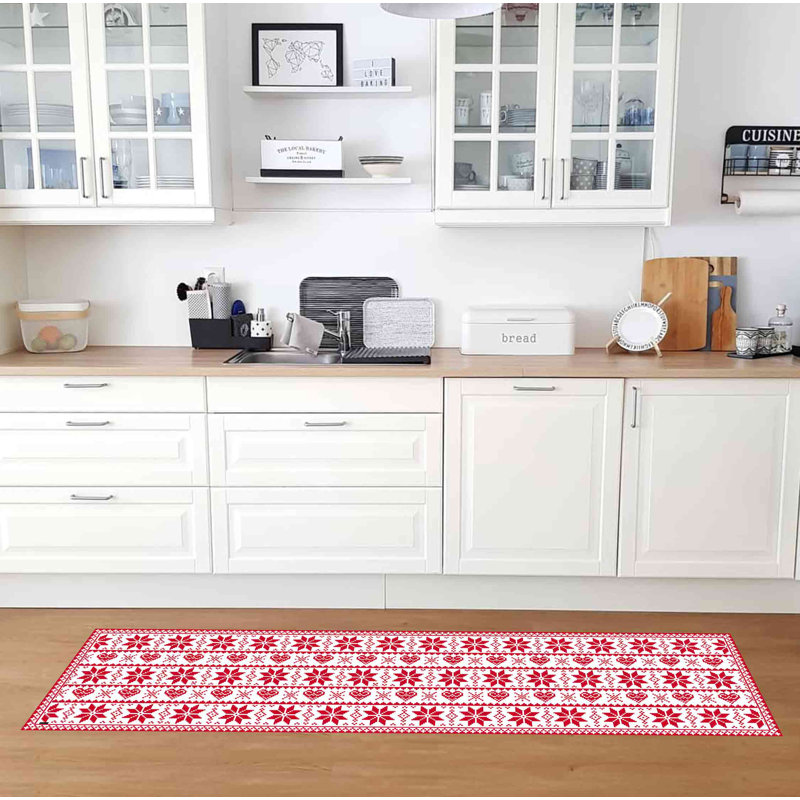 Surbhi Floral Indoor Doormat, 65 x 255 cm
