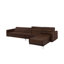 Finnegan 5 Seater Faux Leather Sofa Bed-36470769