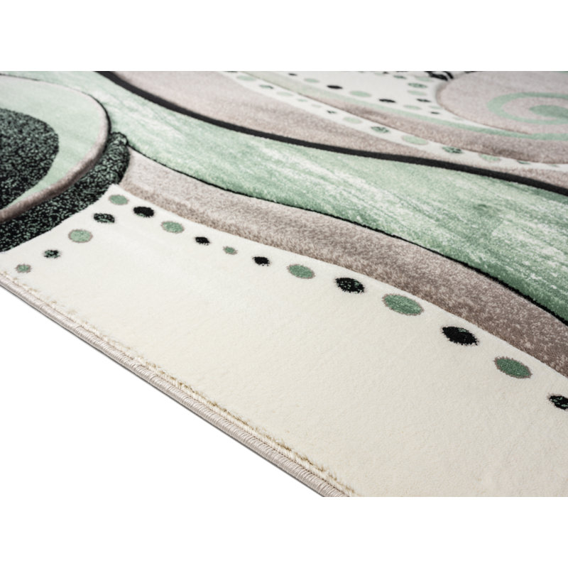 Nekizia Abstract Indoor Rug, Rectangle 2'1" x 3'3"