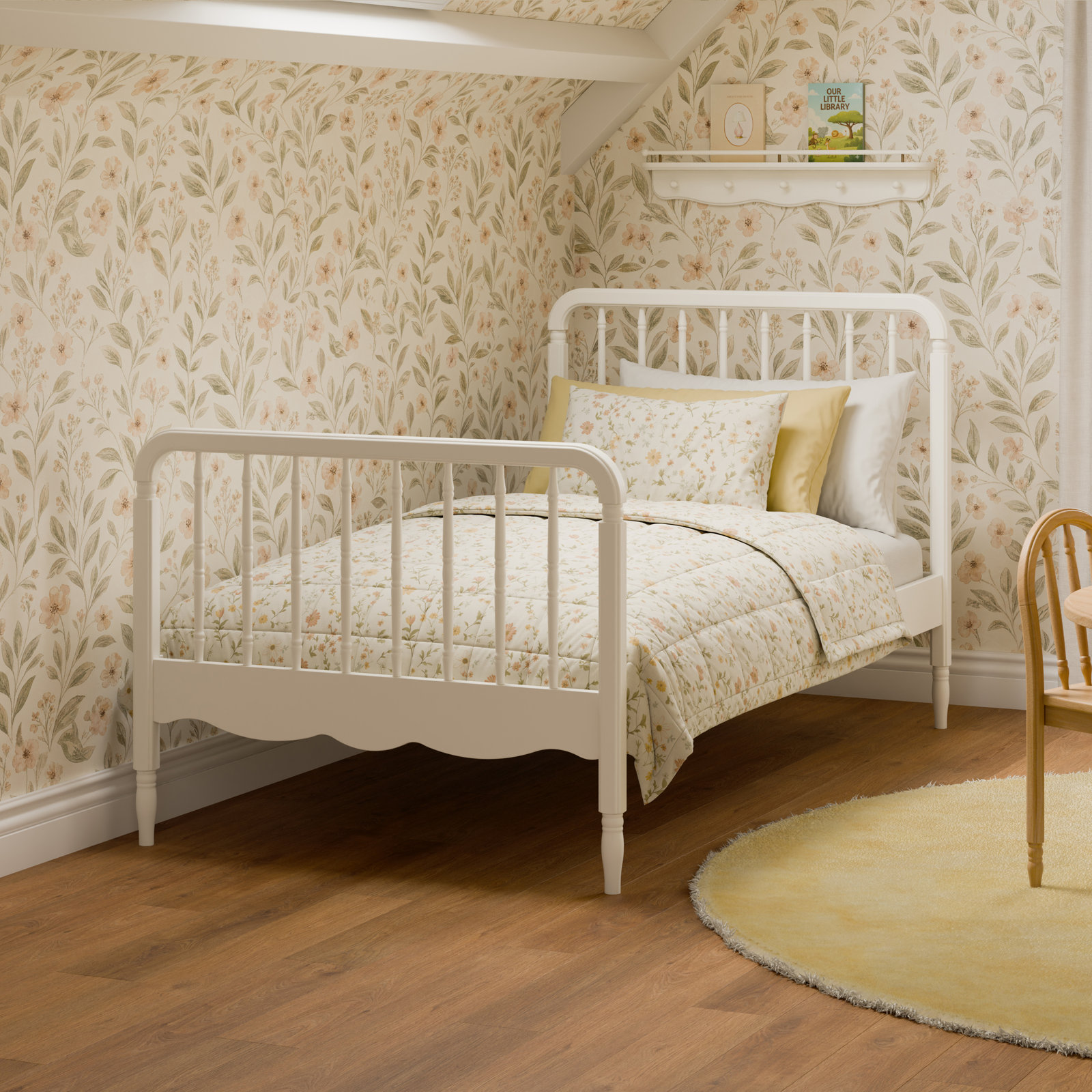 Liberty Bed, Twin, Warm White