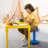 Manahil Adjustable Height Ergonomic Active Stool with-1538507387