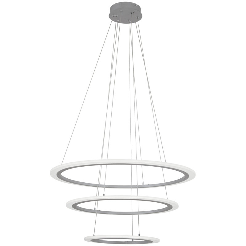 Discovery 3 - Light Dimmable LED Tiered Chandelier