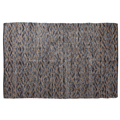 Tapis réversible 80% jute / 20% coton Parker