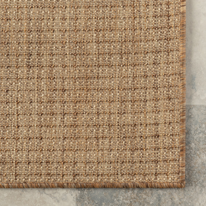 Tirzah Modern Indoor/Outdoor Rug, Rectangle 6'7" x 9'