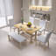 Ensemble de table de salle à manger extensible 6 pièces Farmhouse-1163200205