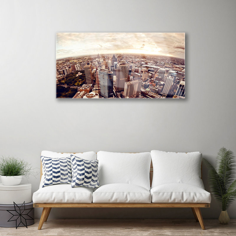 City Landscape - Unframed Photograph on Glass