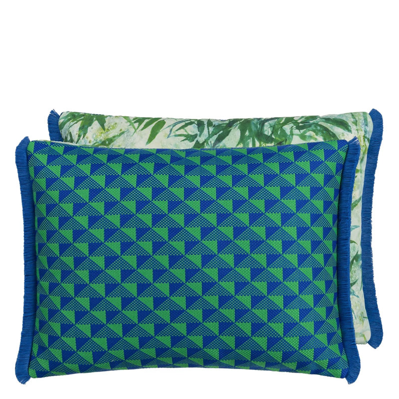 Tarakan Outdoor Decorative Pillow, Emerald