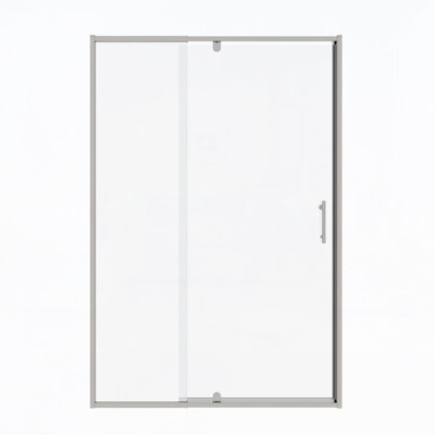 56-60" W x 71" H Piovt Swing Glass Shower Door,Pivot Frame Sliding Shower Door with 1/4"(6mm) Clear Tempered Glass, Shower Doors,Reversible Installation