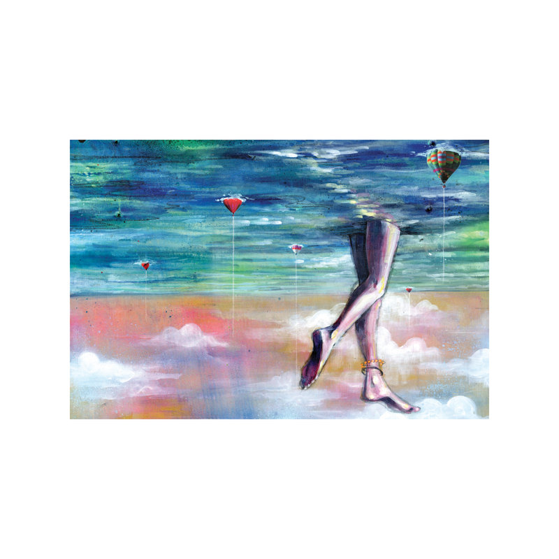 « cloud walk »-impression, Toile tendue, H 32 po x l 48 po x P 1,5 po