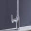Robinet d'évier de cuisine à poignée simple en acier inoxydable avec bec pivotant sur 360 ° Topcraft