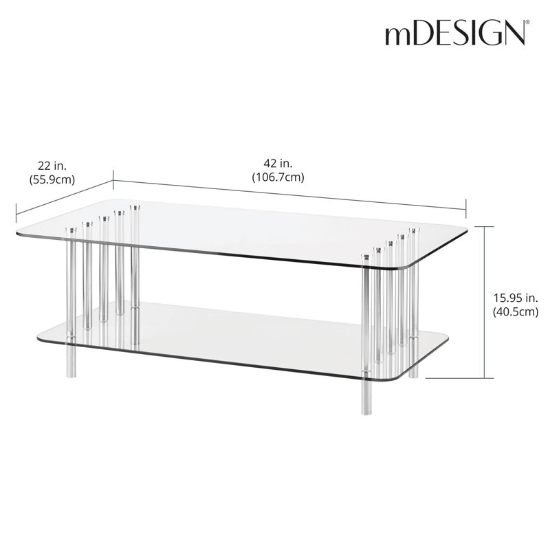 Table basse mDesign, Chrome