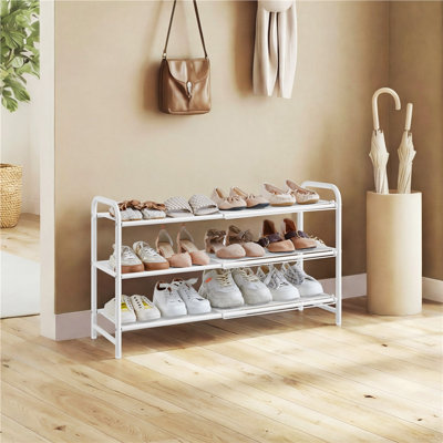 Expandable Shoe Rack for Entryway Hallway