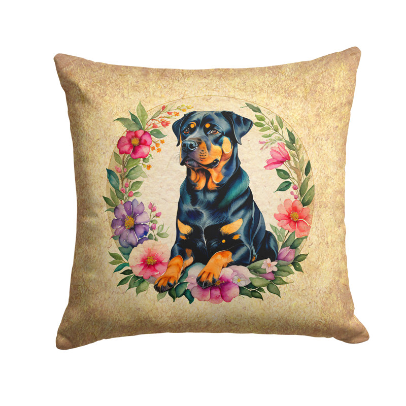 Outdoor Throw Pillow, 14" H x 14" W x 3" D