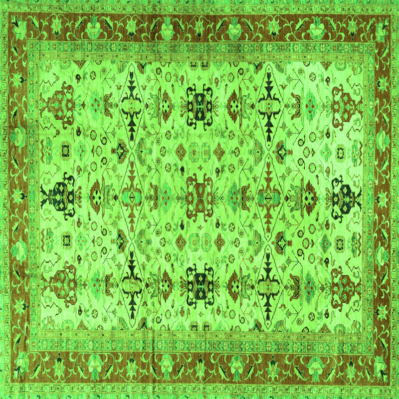 Performance Oriental Indoor Rug, Square 6'
