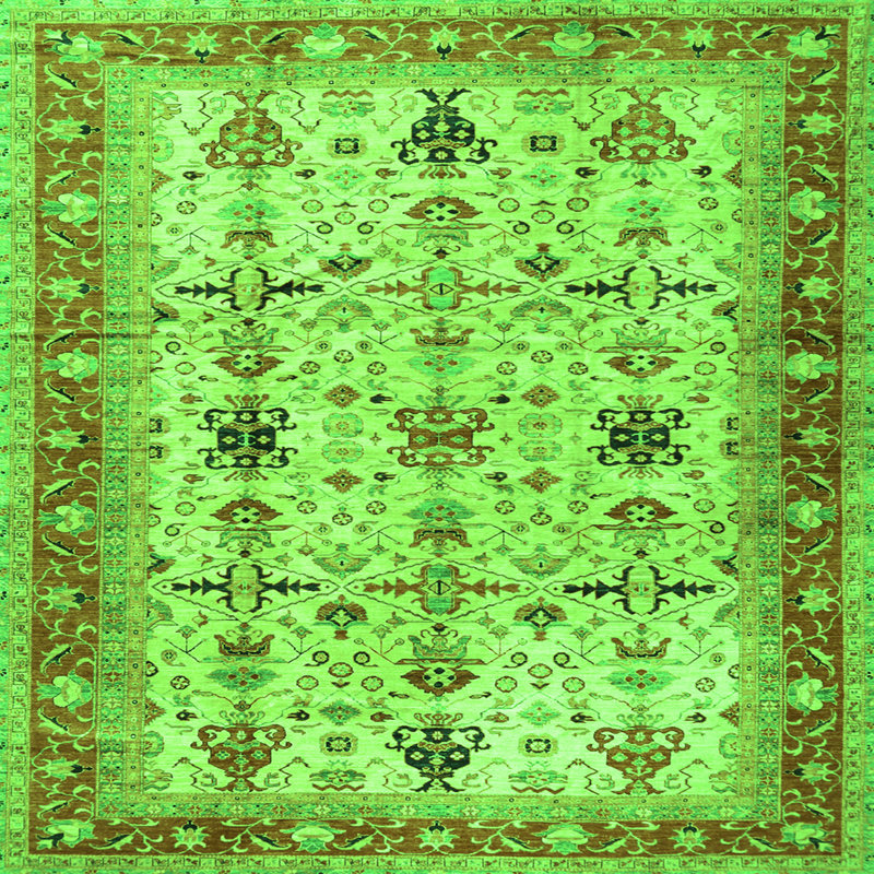 Tapis verts Traditional 2943, Carré 3 pi