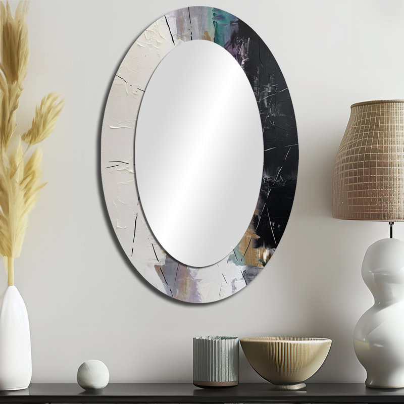 Miroir mural mauve moderne Modern, 36 po x 24 po