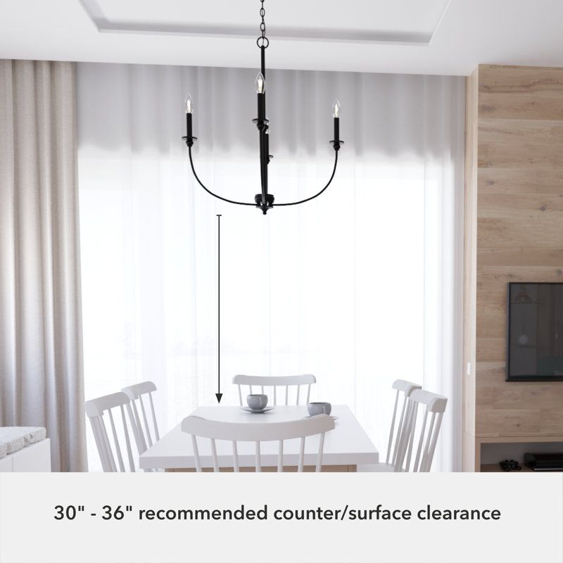 Hunter 26 Inch Southcrest 4 Light Chandelier Ceiling Light Fixture