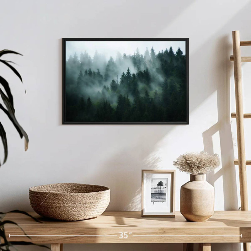 Forêt de sapins brumeux Alvord, H 13 po x l 19 po