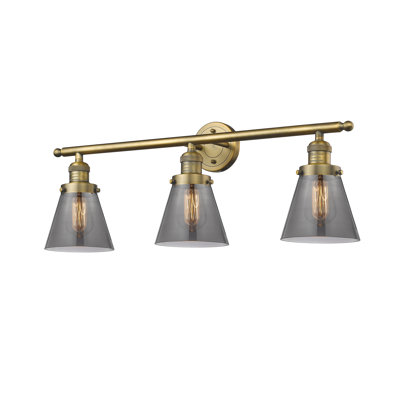 Cone 3 Light Bath Vanity Light