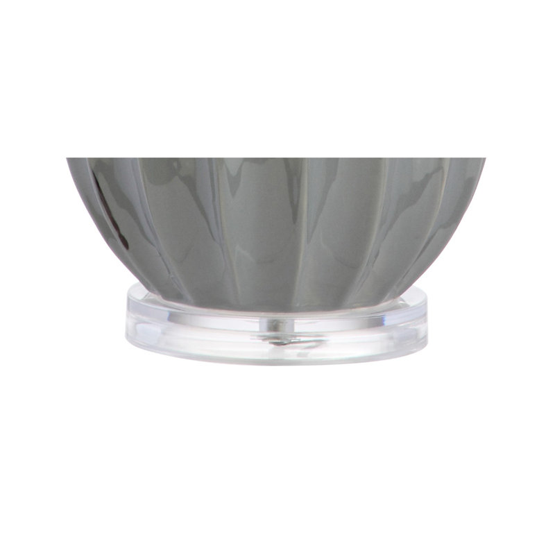 Hufnagel Ceramic Table Lamp, Gray
