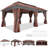 12x20 Gazebos with Improved Cold-Proof Curtains Nettings Winter Gazebos -106923472