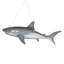 Statue de grand requin blanc au plafond