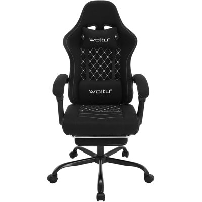 17 Stories Adjustable Headrest and Reclining PC & Racing Game Chair