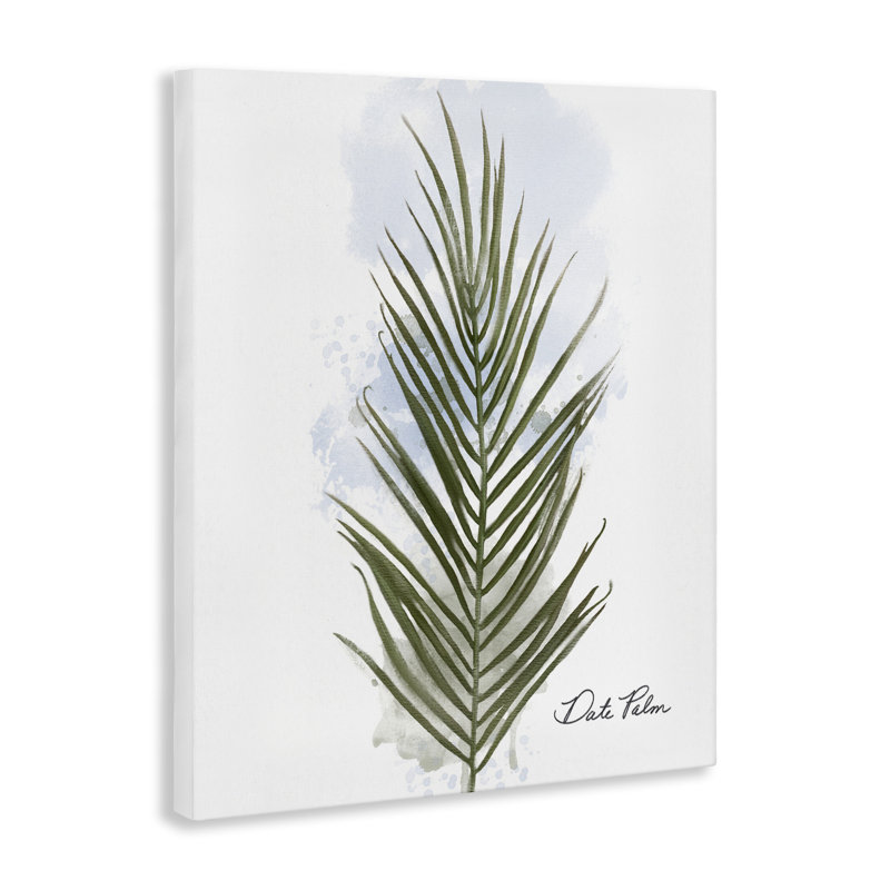 Art mural moderne sur toile de palmier dattier moderne, design par Matthew Piotrowicz, 40" H x 30" W