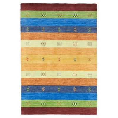 Kashkuli Gabbeh Copper Rug 3'11" x 5'8"