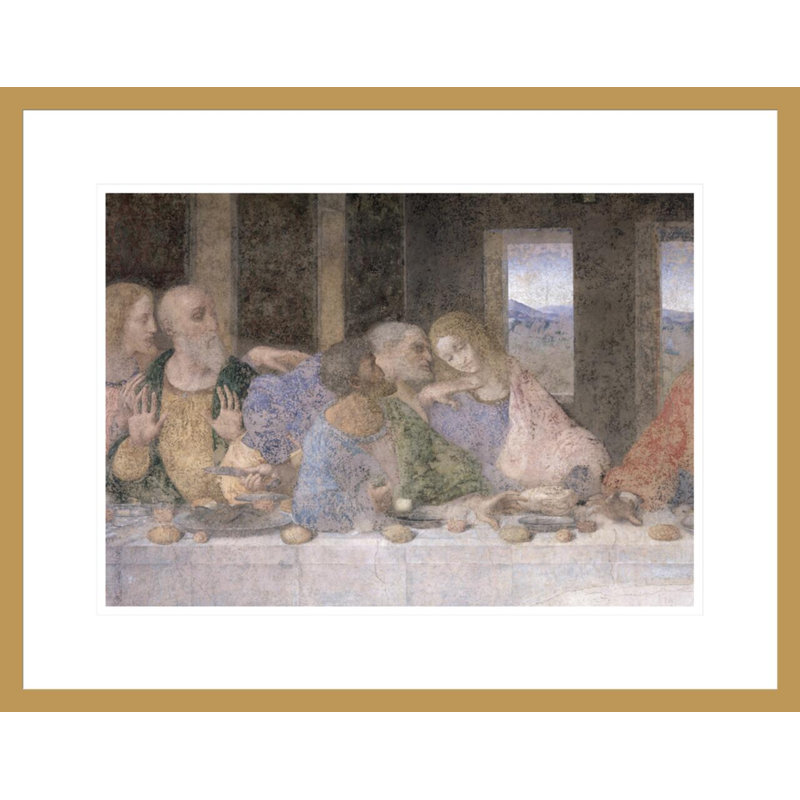 La Cène par Leonardo Da Vinci, H 16,99 po x l 21,75 po