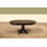 Round Walnut Dining Table With Self-storing Leaf Seats 2-4