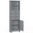 Tall Storage Cabinet With 3 Drawers And Adjustable Shelves-648106438