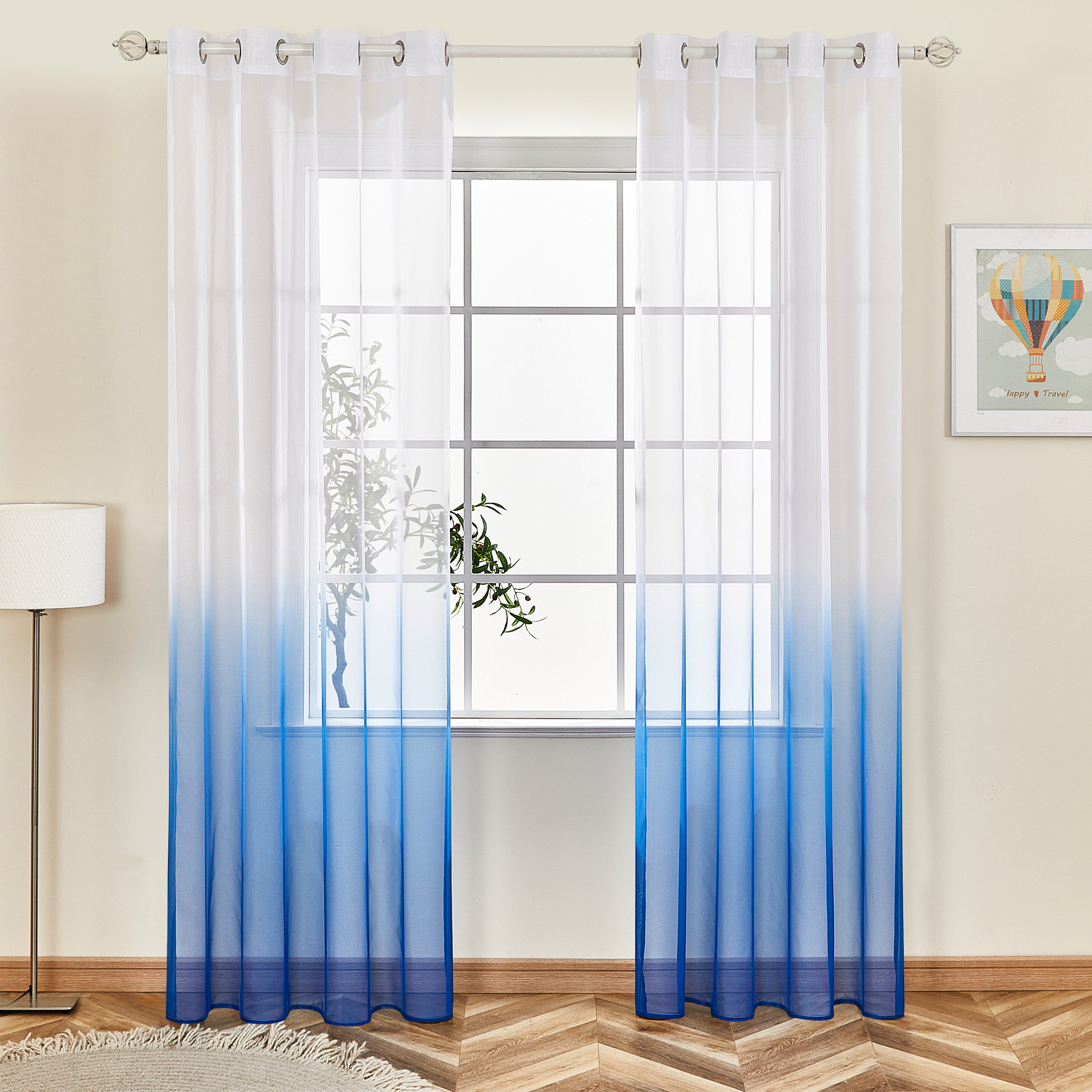 Dovecove Polyester Sheer Curtain Pair & Reviews | Wayfair