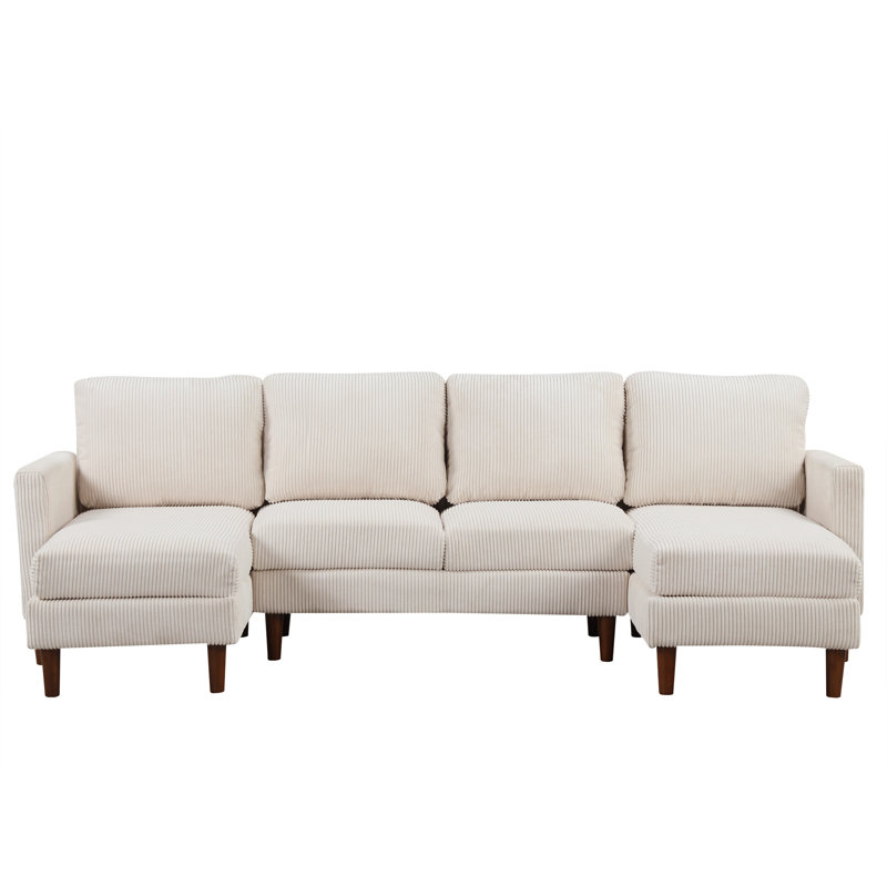 Canapé U_Style, Polyester beige