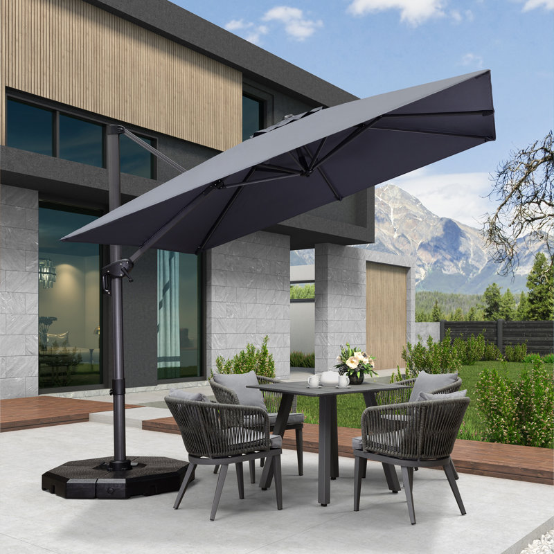 274cm Cantilever Parasol, Grey