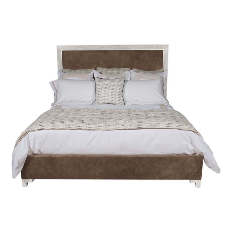 Louise/Lawrence King Upholstered Low Profile Panel Bed