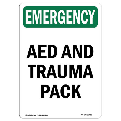 Plaque d'urgence et DEA