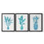 Watercolor House Plant I - Toile tendue avec châssis sur mesure - 3 pièces-1403366815-1403366812