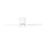 Visual Comfort Fan Colgin 44 Hugger LED Indoor Ceiling Fan with Matte White ABS blades and Handheld Remote-1296791312