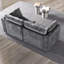 Grey Chenille Fabric Modular With Solid Wood Frame And High-elastic Sponge Couch In For Apartments