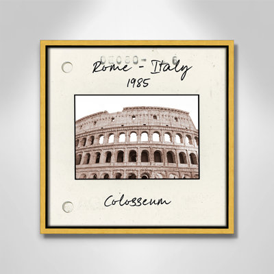 Travel Slide Collection "Rome, Italy - Colosseum" Print