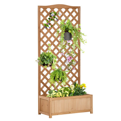 Wood Raised Garden Bed