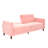 Perdue 81.5" Velvet Square Arm Convertible Sofa-1134429062