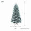 Sapin de Noël floqué / givré Valentina-209804987