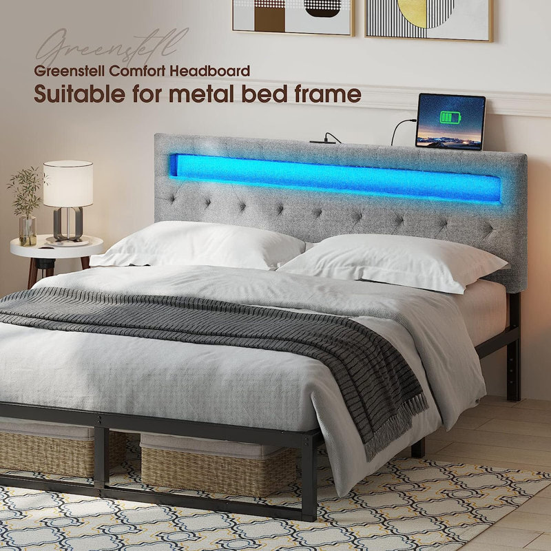 Deantae Upholstered Headboard, Queen