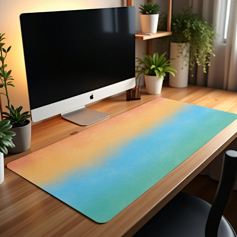 Polyester Desk Pad, 31.5x15.5