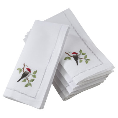 Chapple Cotton Embroidered Square Napkin