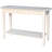 Phillips Unfinished Oval Sofa Table, Solid Para Wood, Rustic Country Style, Durable And Versatile For Home Decor